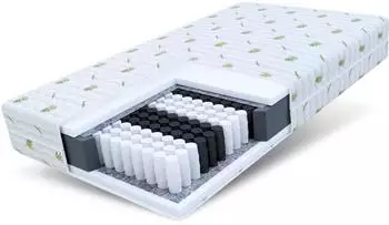 FDM ARIA Taschenfederkernmatratze 7 Zonen H3 90x200cm Aloe Vera (ARIA-090-200-ALOEV)