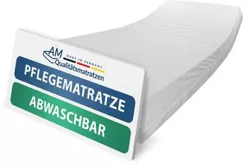 AM Qualit&auml;tsmatratzen Pflegematratze 120x200cm, 14cm, wasserdichter Bezug