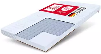 FDM Baby Comfort Kindermatratze 60x120cm, Kokos/Buchweizen, H2/H3 (BABYCOMFORT-060-120)