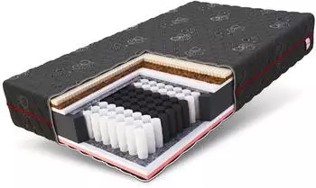 FDM Black Taschenfederkernmatratze 7 Zonen H3/H4, 22cm
