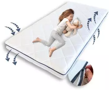 Kids Collective AERO Plus Kindermatratze mit Klimavlies, 10cm (80x180cm)