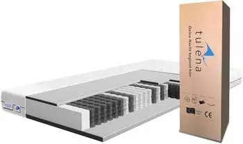 Tulena NOX Taschenfederkernmatratze Wendematratze 80x200cm H1+H2 (POC.01 H1 + H2 : Basic 80)