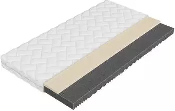 Mirjan24 Komfortschaummatratze beidseitig 13cm H3, Mikrofaser