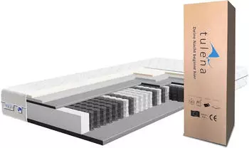 Tulena NOX Taschenfederkernmatratze 120x190cm H2/H3 Memoryschaum (POC.05 H2 + H3 : Comfort 120/190)