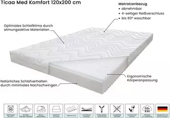 Ticaa Med 120x200cm – Optimale Schlafunterstützung für Ihr Kind