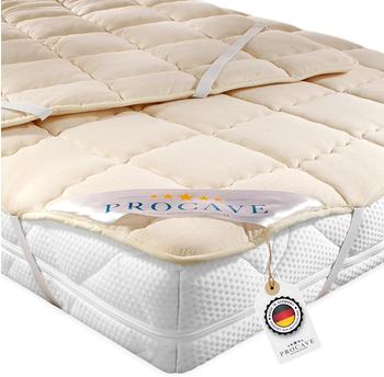 ProCaVe Schurwolle-Unterbett 100x200cm