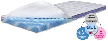 Hn8 Schlafsysteme 7-Zonen Geltouch-Matratzentopper Surf 100 (100 x 200 cm H2) 100 x 200