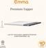 Emma Matratze Premium Topper 200x200cm
