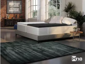 Hn8 Schlafsysteme 7-Zonen Gelschaum-Topper Dynamic Soft Comfort (inkl. TENCEL-Bezug) (160 x 200 cm)
