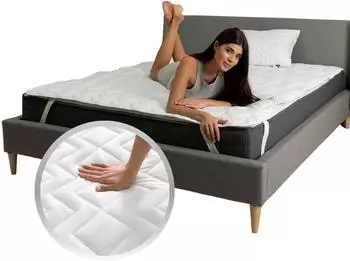 Sei Design Matratzenschoner 90x200cm atmungsaktiv, gesteppt, 4 Gummib&auml;nder (600896)