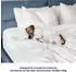 Setex Molton Spann Matratzenauflage 80x200cm, 100% Baumwolle, beige