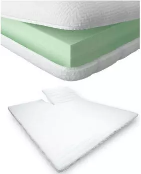 AM Qualit&auml;tsmatratzen Split Topper Komfortschaum H5 160x200cm 6cm (Oeko-Tex Standard 100)