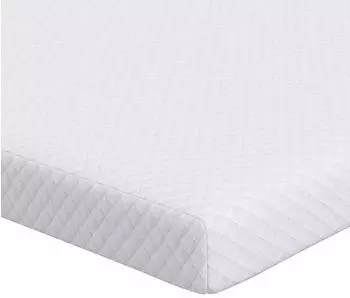 vidaXL Matratzenauflage Jacquard 90x190cm Wei&szlig; (4106233)