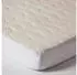 Homescapes Fleece-Matratzentopper gesteppt, Weiß, 135x190cm