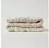 Homescapes Fleece-Matratzentopper gesteppt, Weiß, 135x190cm