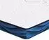 vidaXL Matratzenauflage Weiß 180x200cm Jacquard-Stoff (4106273)