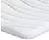 vidaXL Matratzenauflage Weiß 100x200cm Strickstoff (4106416)