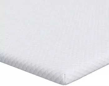 vidaXL Matratzenauflage Jacquard wei&szlig; 200x200cm (4106219)