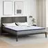 vidaXL Matratzenauflage Weiß 180x200cm Jacquard-Stoff (4106262)