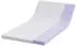vidaXL Matratzenauflage Jacquard 90x200cm Weiß (4106234)
