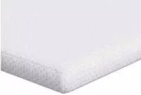 vidaXL Matratzenauflage Wei&szlig; 90 x 200 cm Jacquard Stoff