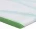 vidaXL Matratzenauflage Weiß und Grün 200x200cm Jacquard