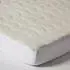 Homescapes Fleece-Matratzentopper, gesteppt, 150x200cm, Weiß