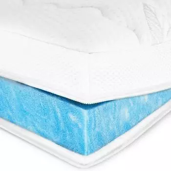 AM Qualit&auml;tsmatratzen Hypersoft Matratzentopper 105x190cm, 6cm, Lyocell-Bezug