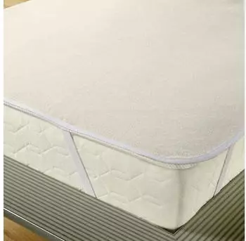 Traumschlaf Molton Matratzenauflage 100% Baumwolle kochfest 140x220cm