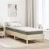 vidaXL Kokosnuss Topper Weiß 70x200cm Jacquard-Stoff (4106390)