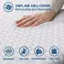 The White Stone Topper Memory Foam 155x220cm, abnehmbarer antibakterieller Bezug (TOPPER-155X220X5)