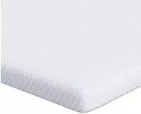 vidaXL Matratzentopper aus Memory-Schaum for Erwachsene Weich Wei&szlig;