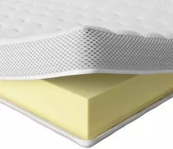 AM Qualit&auml;tsmatratzen Premium Visco Topper Viskoelastisch Lyocell-Bezug 180x210cm (Oeko-Tex)