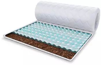 FDM Malta Kokos Matratzentopper 140x200cm Kaltschaum H4 5cm (NAKLADKA-MALT-KOKO-140-200)