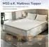 MSS e.K. Viscoschaum Matratzentopper 120x200cm 6cm Memory Foam (C04-100140-OZ-200.120.06-VIS)