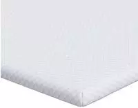 vidaXL Matratzentopper aus Memory-Schaum for Erwachsene Weich Wei&szlig;