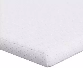 vidaXL Matratzenauflage Wei&szlig; 200x200cm Jacquard (4106186)