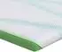 vidaXL Matratzenauflage weiß und grün 160x200cm, Jacquard-Stoff