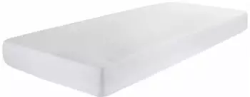 Dormisette Q134 Molton-Spannbetttuch wasserdicht 200x200cm Baumwolle wei&szlig; (020-134-000-2020)