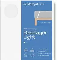 Schlafgut Matratzenauflage "Baselayer Matratzenschutz Light" mit Eckgummis