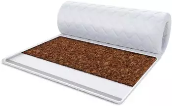 FDM Topper KOKOS-KALTSCHAUM 160x200cm H4, 4cm, Oeko-Tex