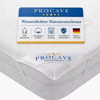 ProCaVe 5916 Matratzenschoner wasserdicht atmungsaktiv 150x200cm (5916-150x200)