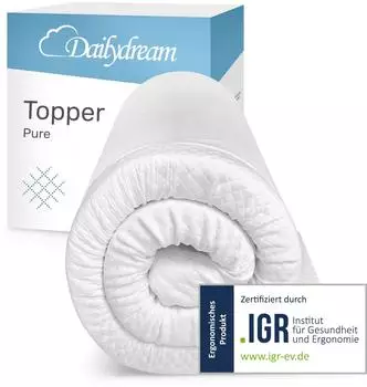 Dailydream Matratzen-Topper Edition Pure Model L Memory Foam 120x200cm 7cm (MWH-3096)