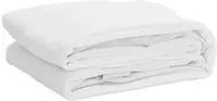 vidaXL Matratzenschoner Wei&szlig; 90x220 cm Wasserdicht