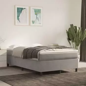 vidaXL Matratzentopper Schaumstoff wei&szlig; 120x210x5cm (4103492)