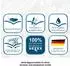 Setex Molton Matratzenauflage mit Spanngummi 180x200cm, 100% Baumwolle (1607 180200 001 001)