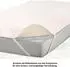 Setex Molton Matratzenauflage mit Spanngummi 180x200cm, 100% Baumwolle (1607 180200 001 001)