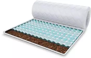 FDM Malta Kokos Matratzentopper 80x200cm, 5cm, H4 (NAKLADKA-MALT-KOKO-080-200)