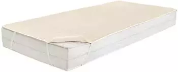 Dormisette Protect & Care Molton Matratzenauflage Baumwolle-Leinen 160x200cm (Q732)