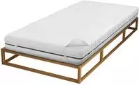 Biberna Sleep & Protect Matratzenauflage "Molton, 3-lagig mit Silberausr&uuml;stung"
